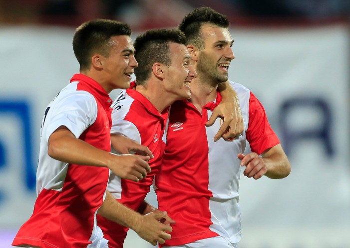 Odlična Vojvodina pobedila Spartaks u prvoj utakmici drugog kola kvalifikacija za Ligu Evrope
