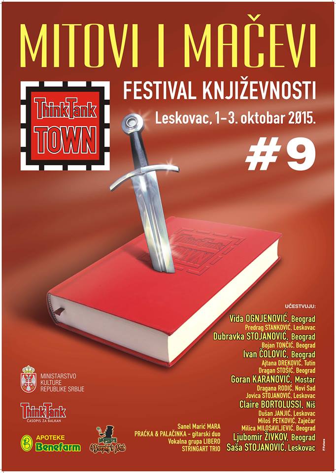9. Festival književnosti „Think Tank Town“ u Leskovcu