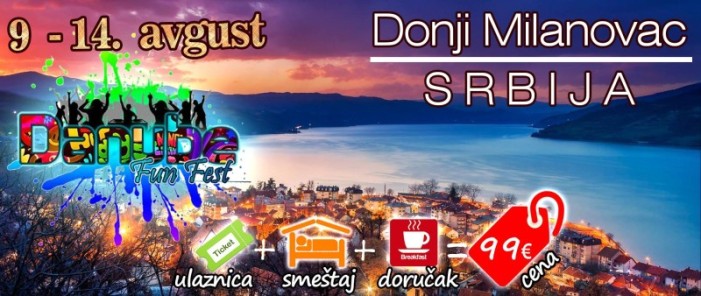 „Danube Fun Fest“ od 9-14. avgusta u Donjem Milanovcu