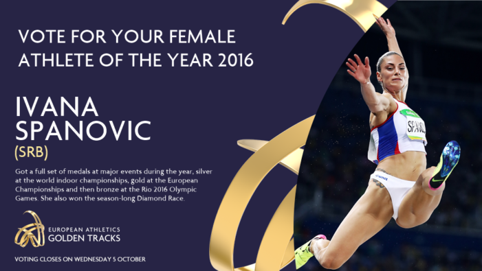 Glasajte da Ivana Španović postane najbolja atletičarka Evrope